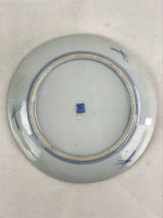 Antique Japanese Koimari Imari Plate Plum Blossom Nightingale Kozara Gold PY360