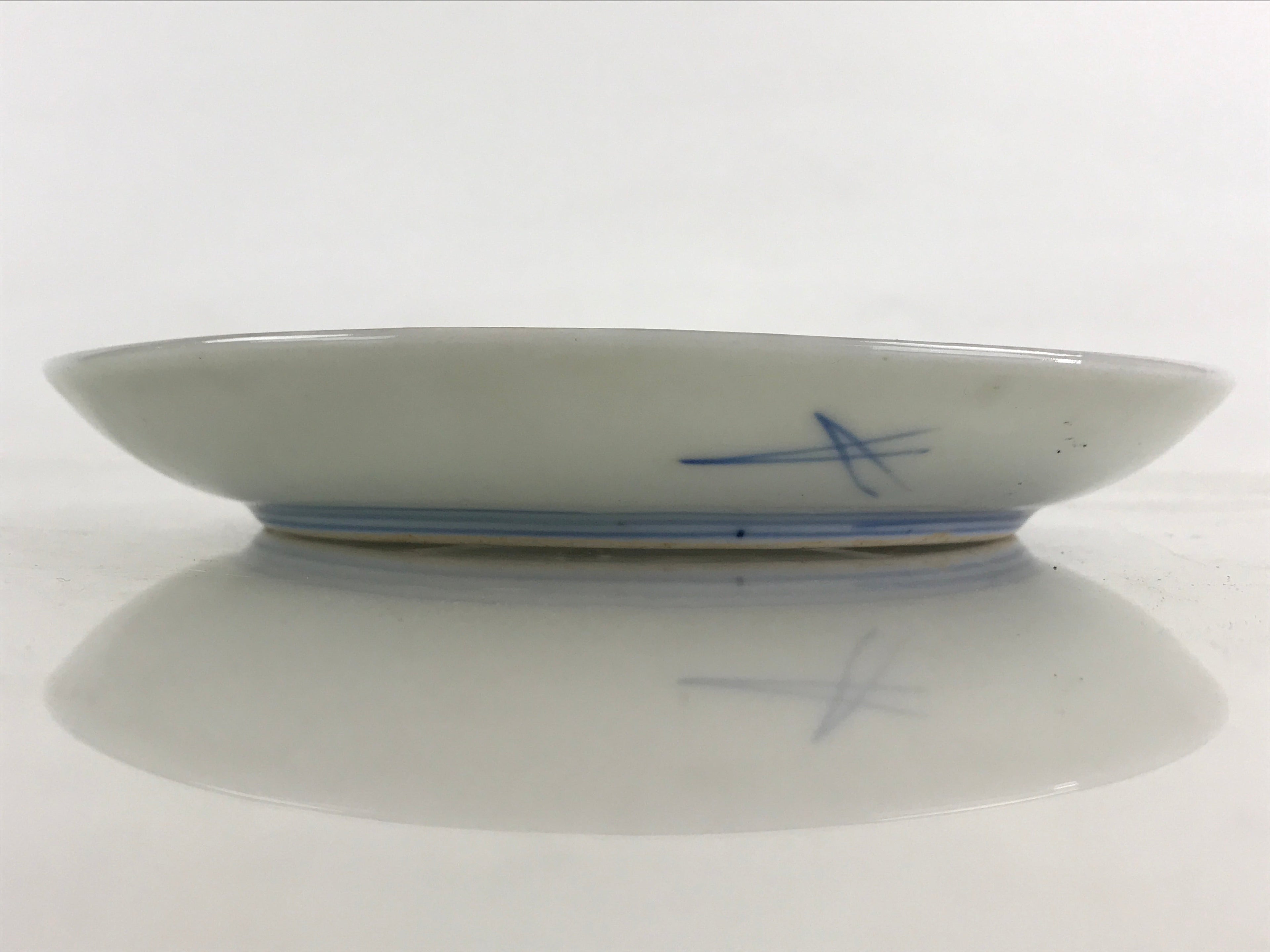 Antique Japanese Koimari Imari Plate Plum Blossom Nightingale Kozara Gold PY360