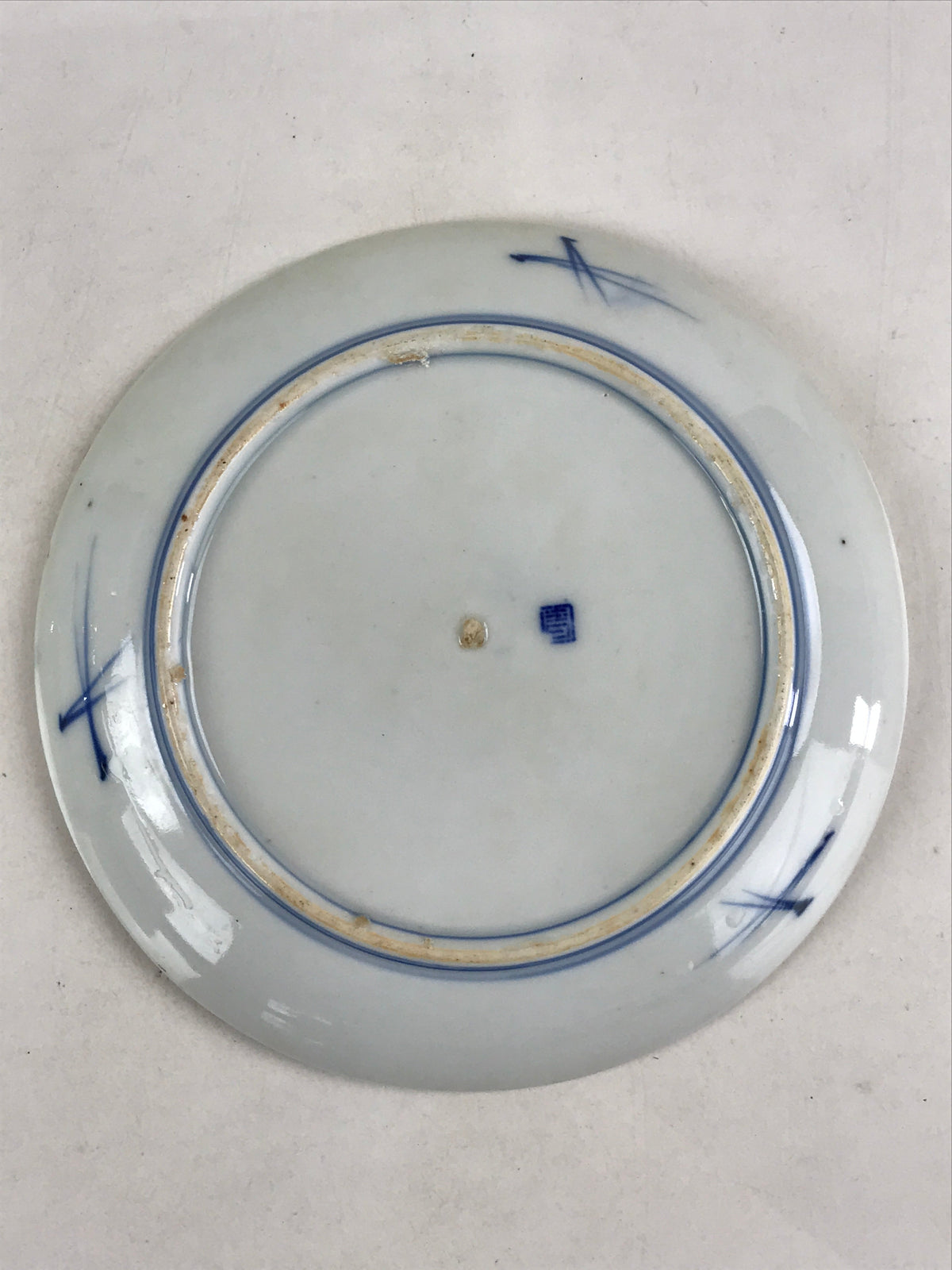 Antique Japanese Koimari Imari Plate Plum Blossom Nightingale Kozara Gold PY362
