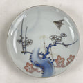 Antique Japanese Koimari Imari Plate Plum Blossom Nightingale Kozara Gold PY363
