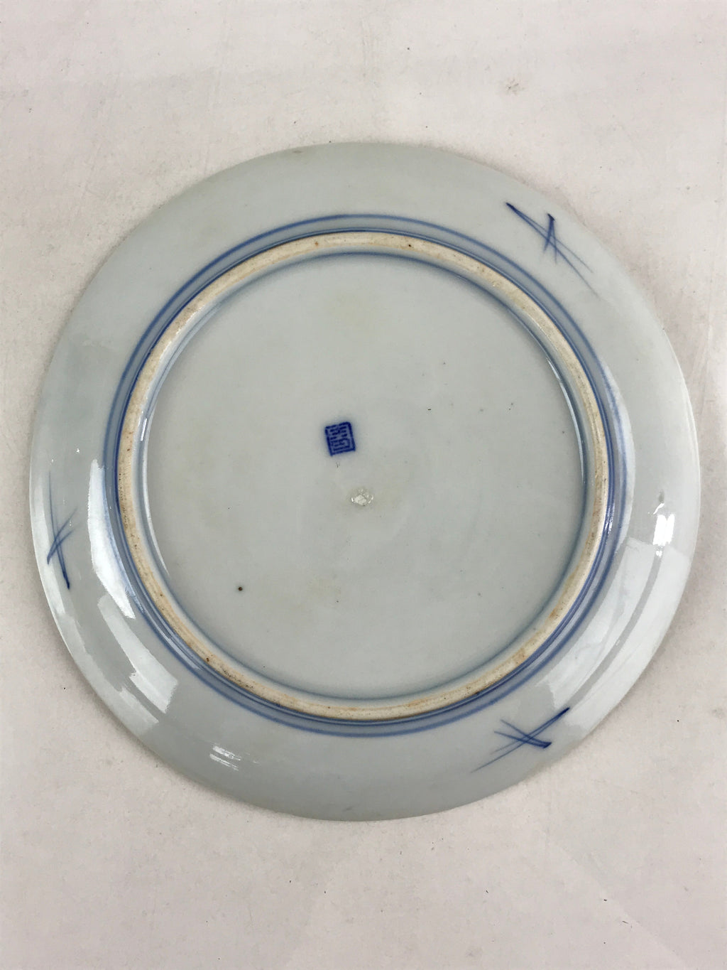 Antique Japanese Koimari Imari Plate Plum Blossom Nightingale Kozara Gold PY364