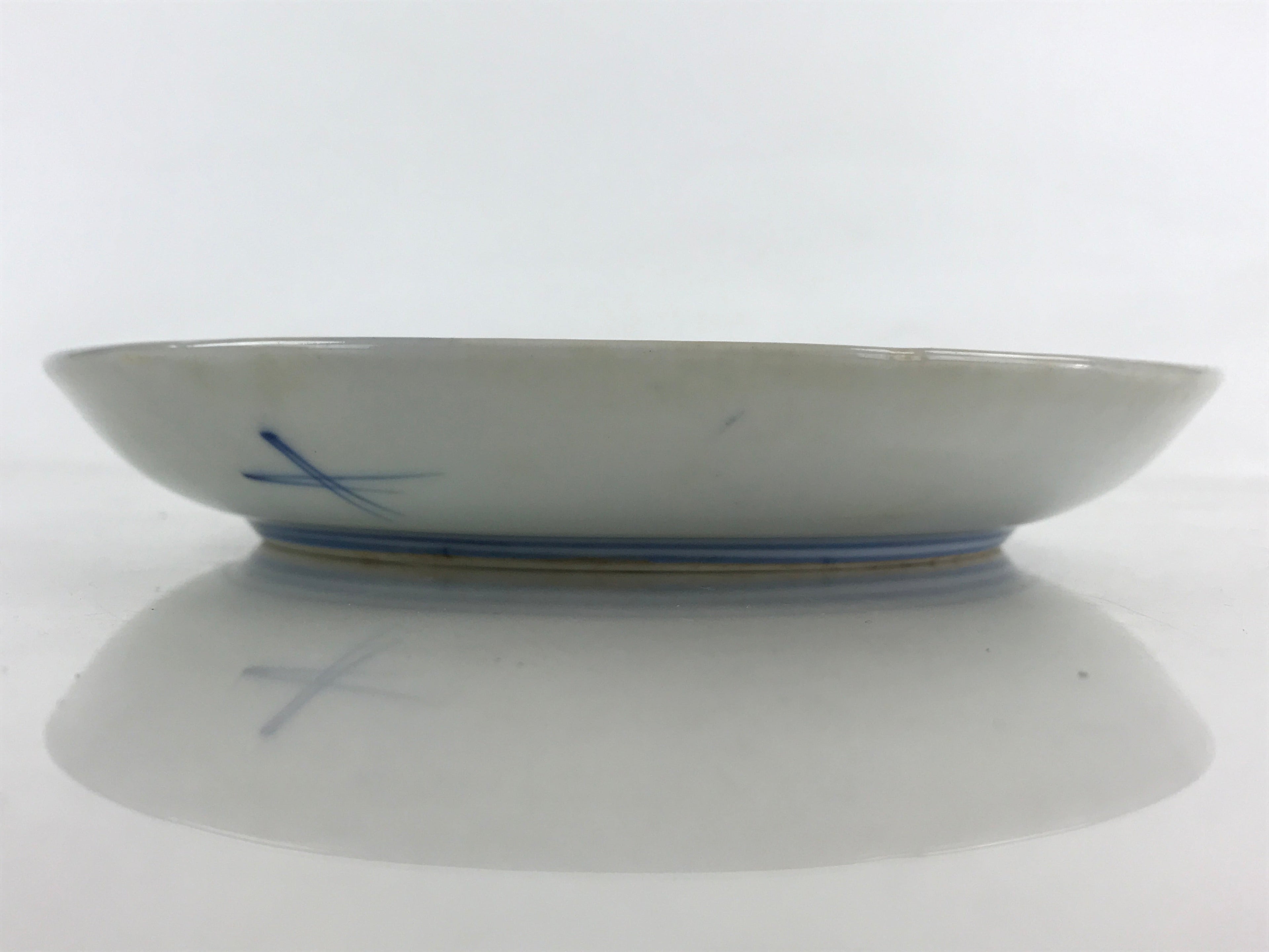 Antique Japanese Koimari Imari Plate Plum Blossom Nightingale Kozara Gold PY364