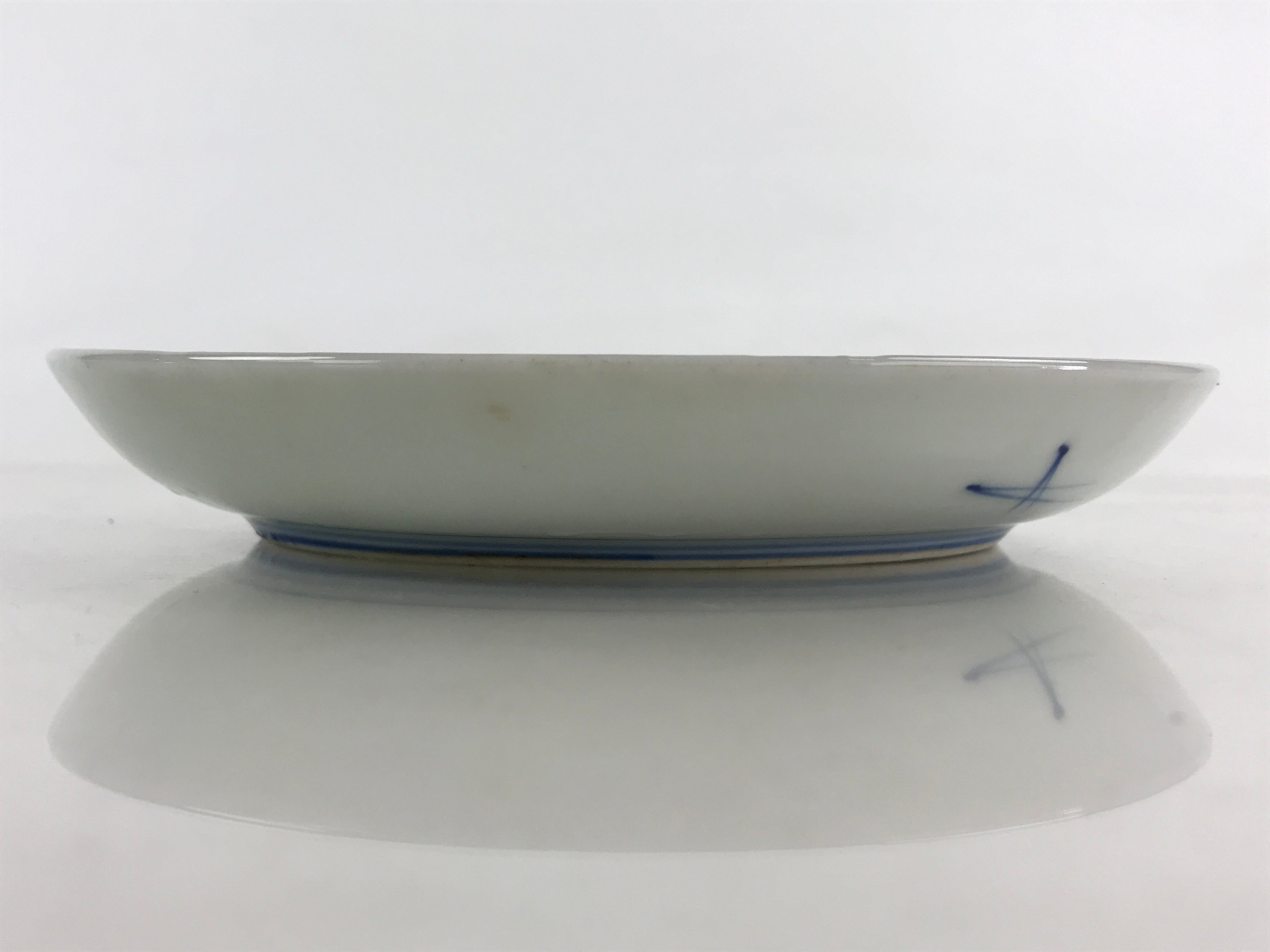 Antique Japanese Koimari Imari Plate Plum Blossom Nightingale Kozara Gold PY364