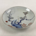 Antique Japanese Koimari Imari Plate Plum Blossom Nightingale Kozara Gold PY369