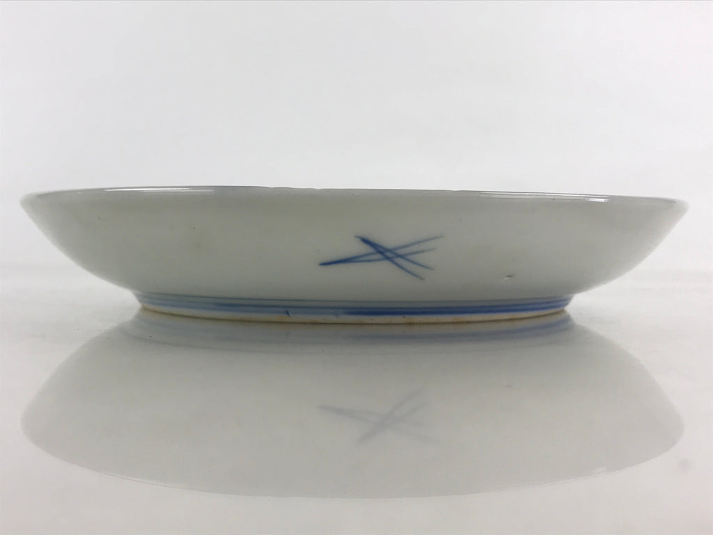 Antique Japanese Koimari Imari Plate Plum Blossom Nightingale Kozara Gold PY369