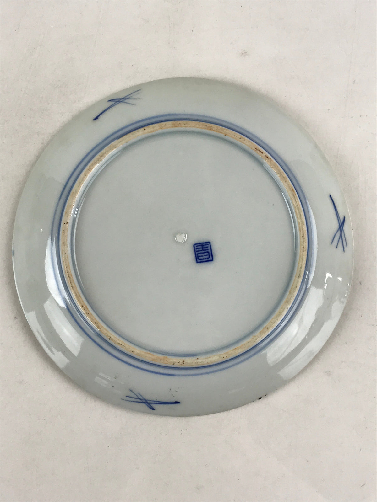 Antique Japanese Koimari Imari Plate Plum Blossom Nightingale Kozara Gold PY371