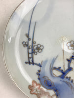 Antique Japanese Koimari Imari Plate Plum Blossom Nightingale Kozara Gold PY371