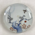 Antique Japanese Koimari Imari Plate Plum Blossom Nightingale Kozara Gold PY371