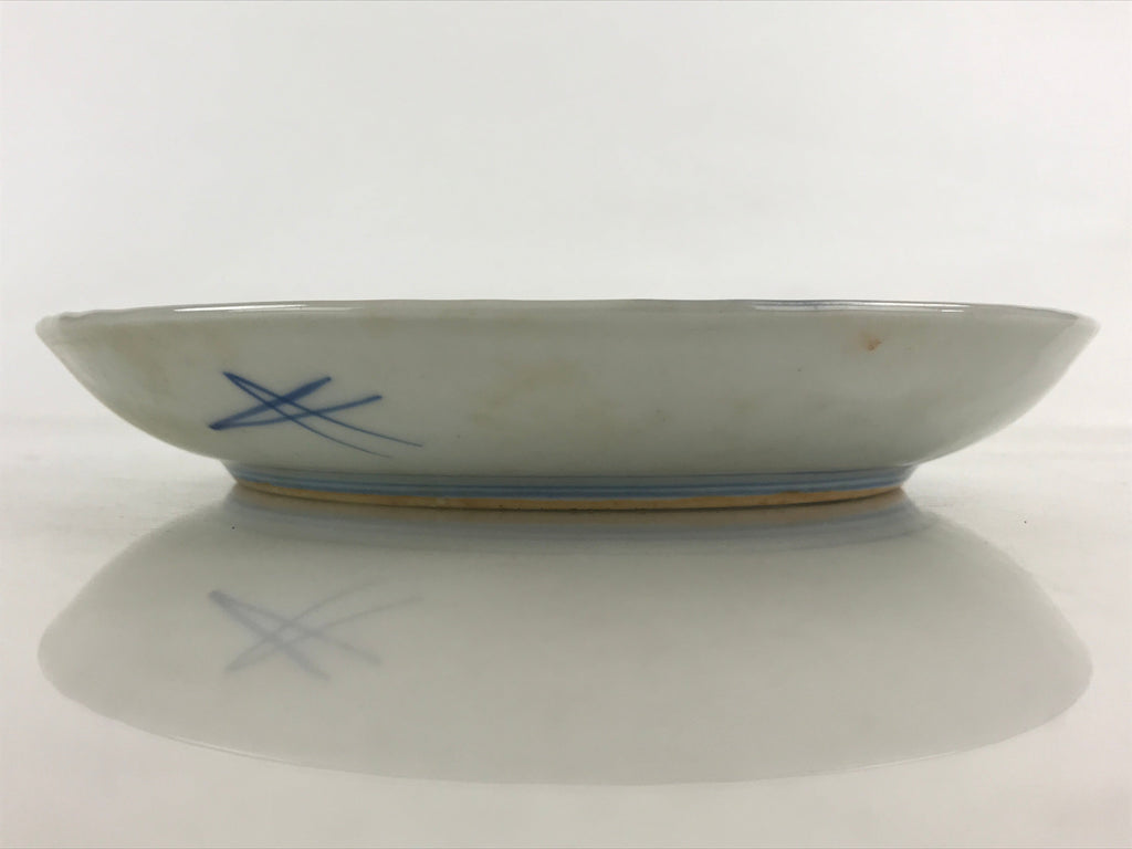 Antique Japanese Koimari Imari Plate Plum Blossom Nightingale Kozara Gold PY372