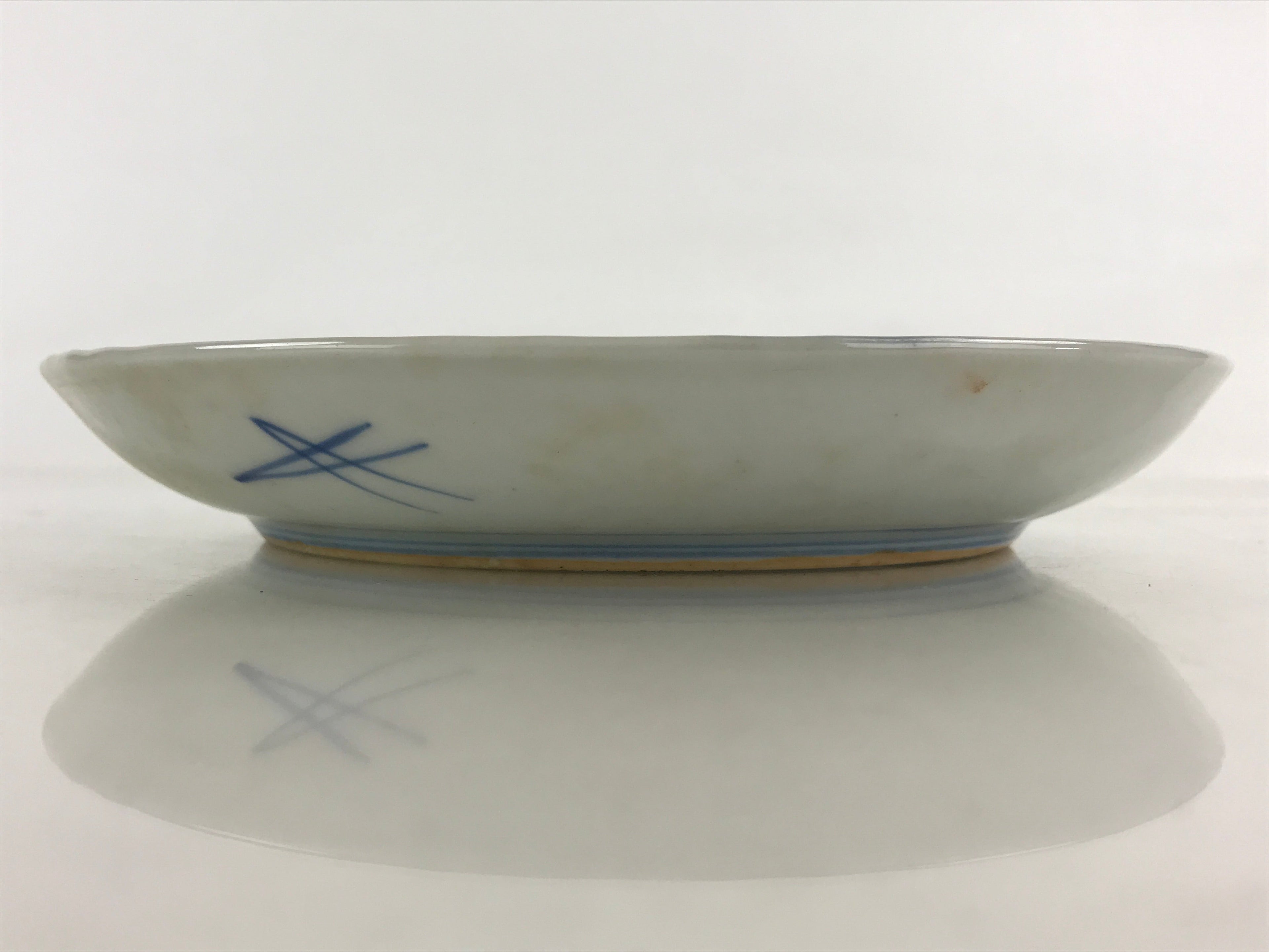 Antique Japanese Koimari Imari Plate Plum Blossom Nightingale Kozara Gold PY372