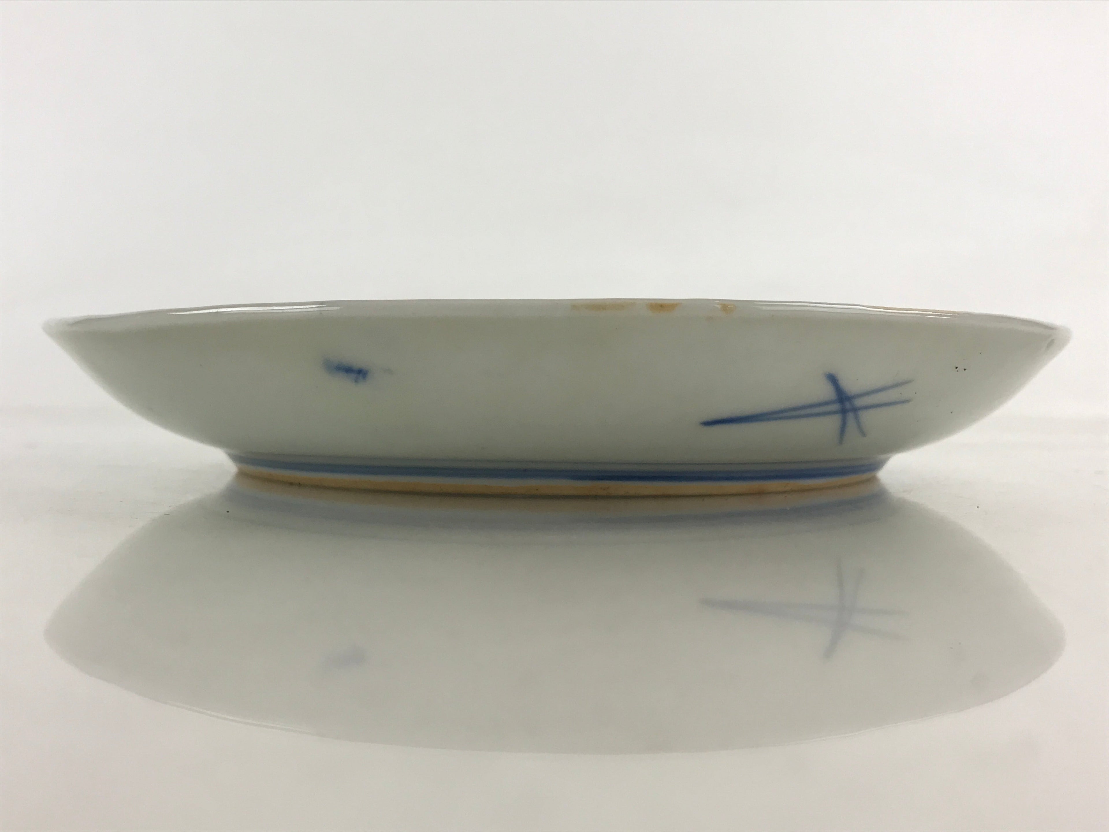 Antique Japanese Koimari Imari Plate Plum Blossom Nightingale Kozara Gold PY372