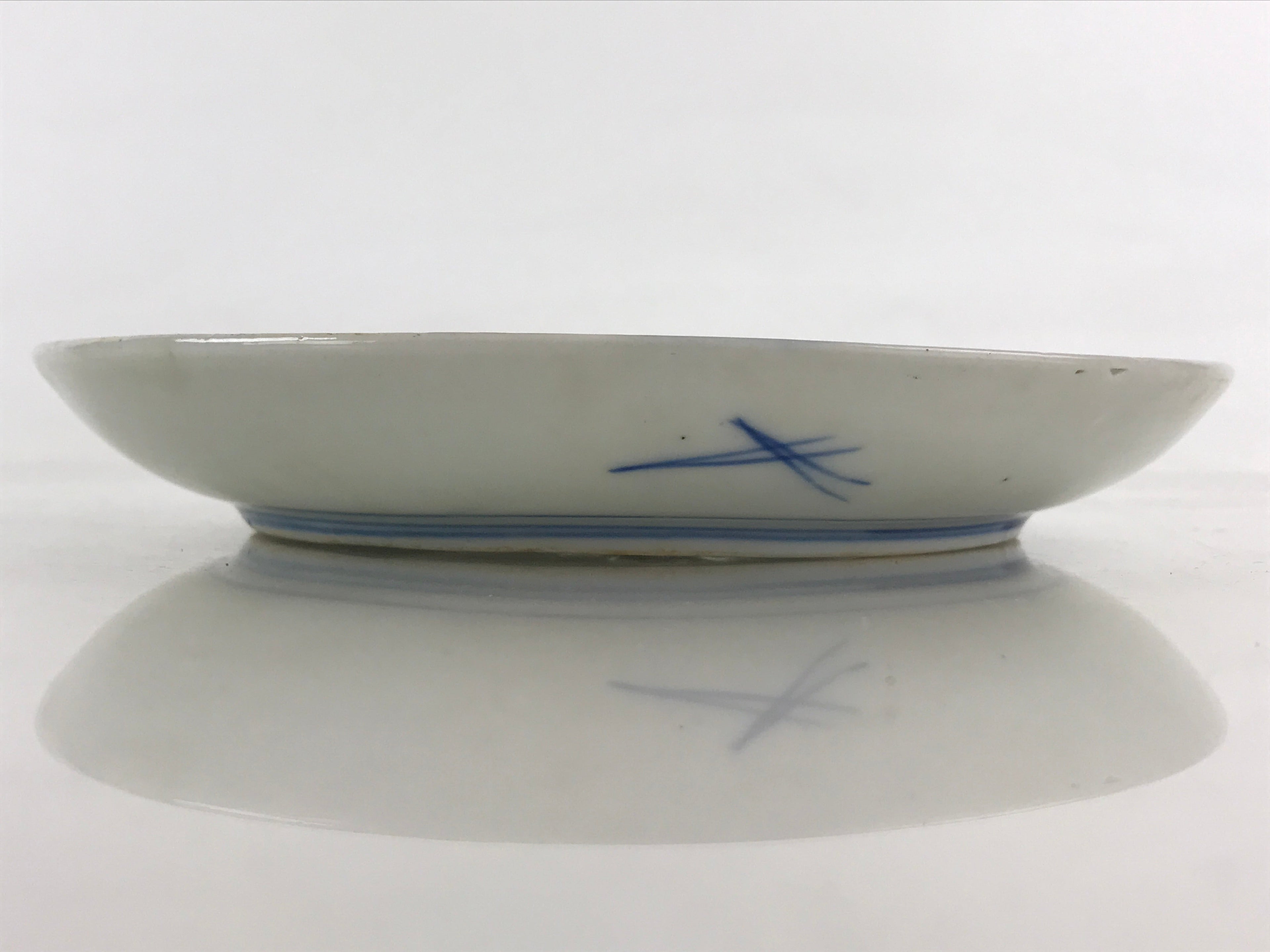 Antique Japanese Koimari Imari Plate Plum Blossom Nightingale Kozara Gold PY373