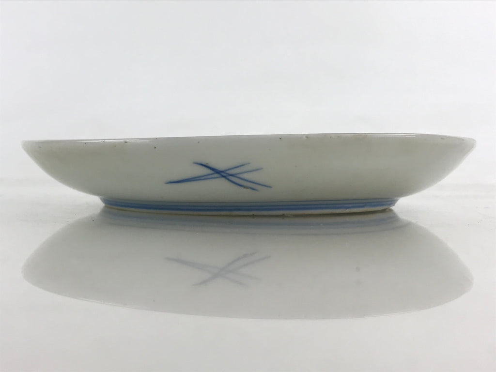 Antique Japanese Koimari Imari Plate Plum Blossom Nightingale Kozara Gold PY373