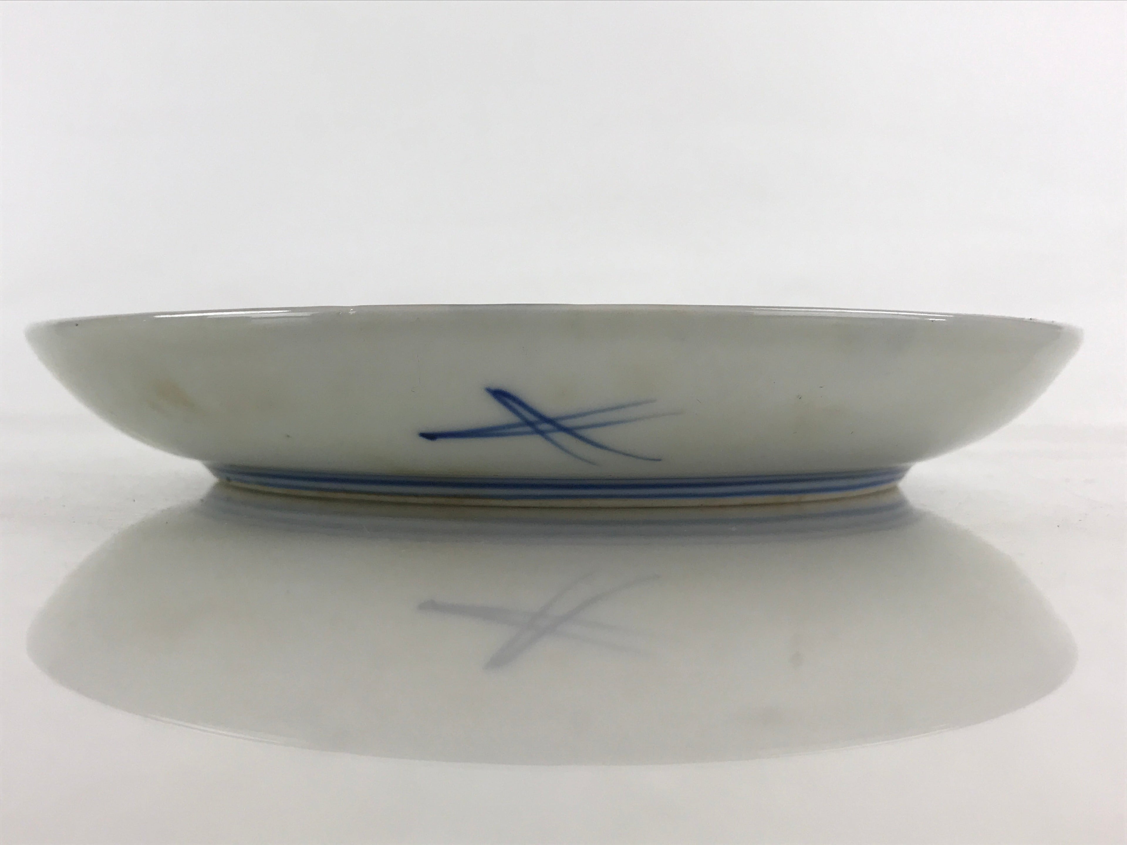 Antique Japanese Koimari Imari Plate Plum Blossom Nightingale Kozara Gold PY375