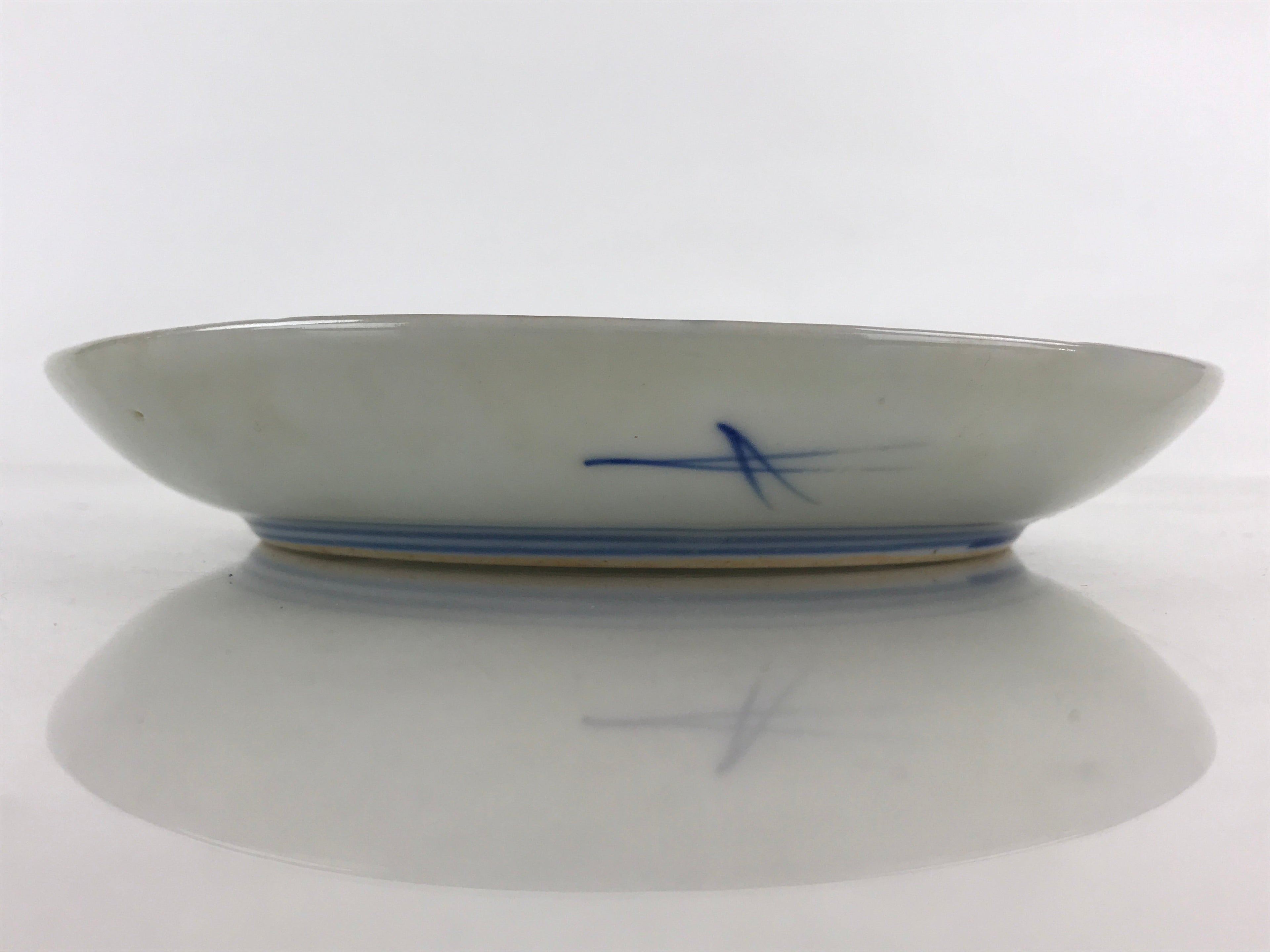 Antique Japanese Koimari Imari Plate Plum Blossom Nightingale Kozara Gold PY376