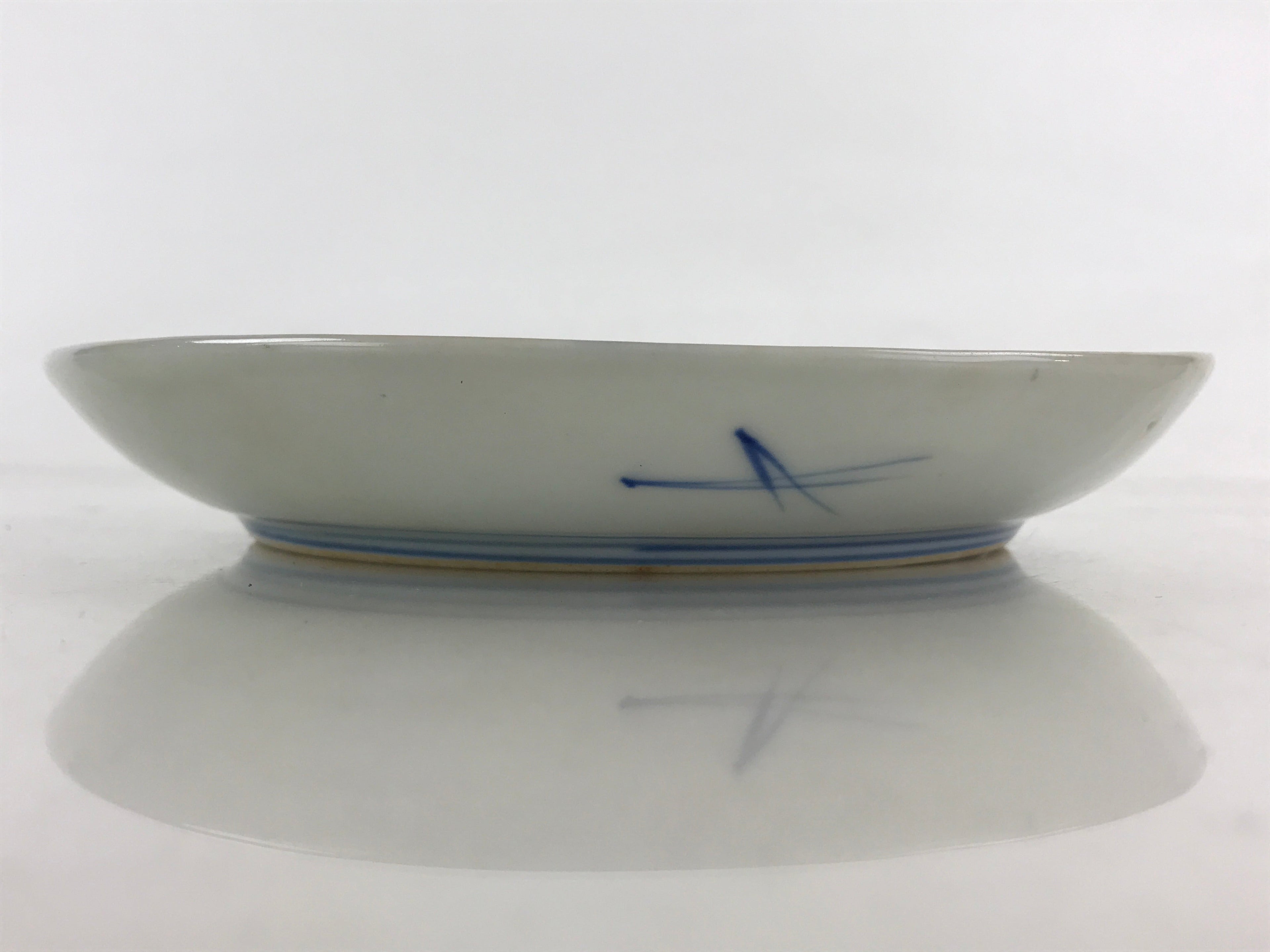 Antique Japanese Koimari Imari Plate Plum Blossom Nightingale Kozara Gold PY376