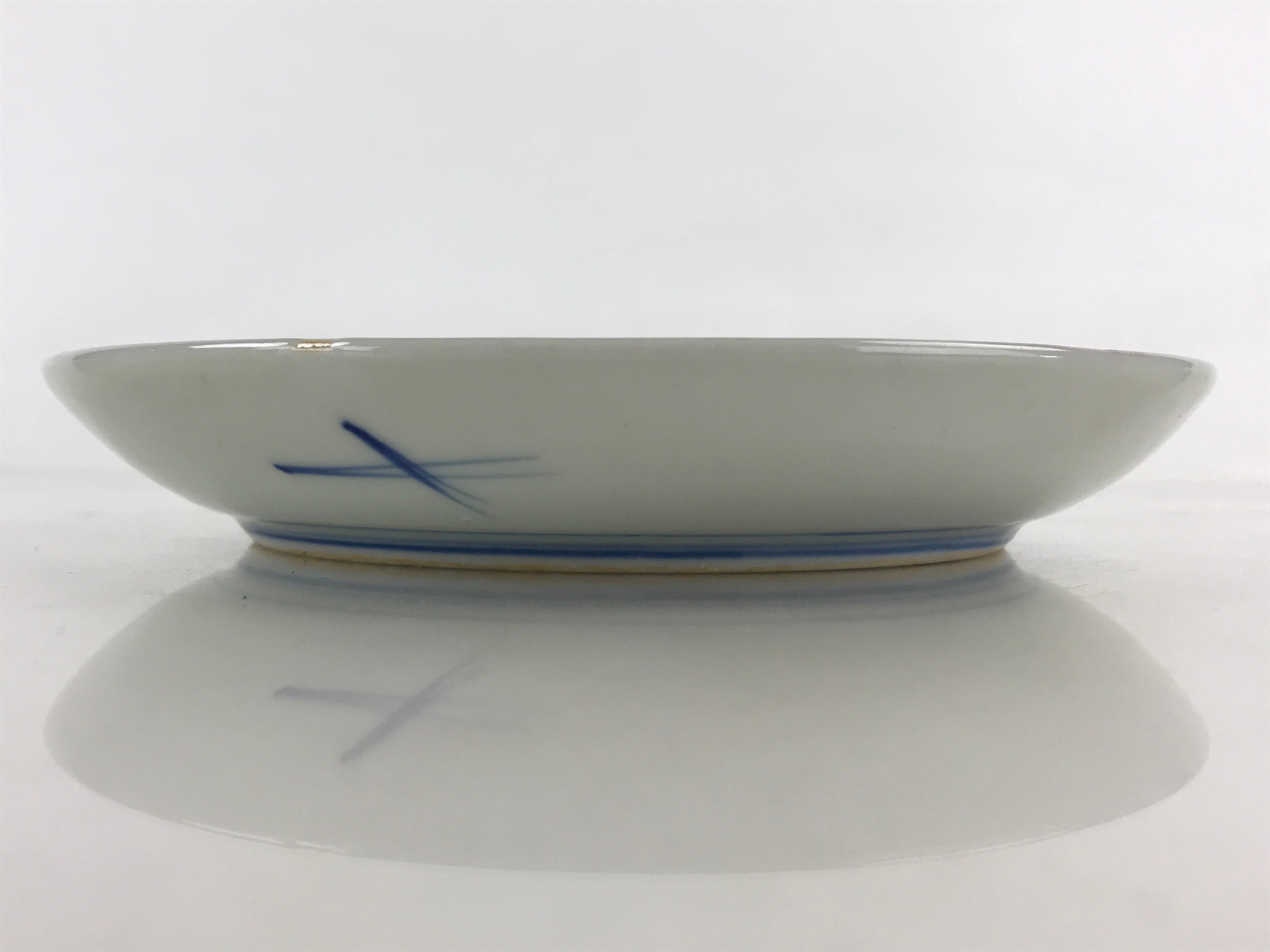 Antique Japanese Koimari Imari Plate Plum Blossom Nightingale Kozara Gold PY376