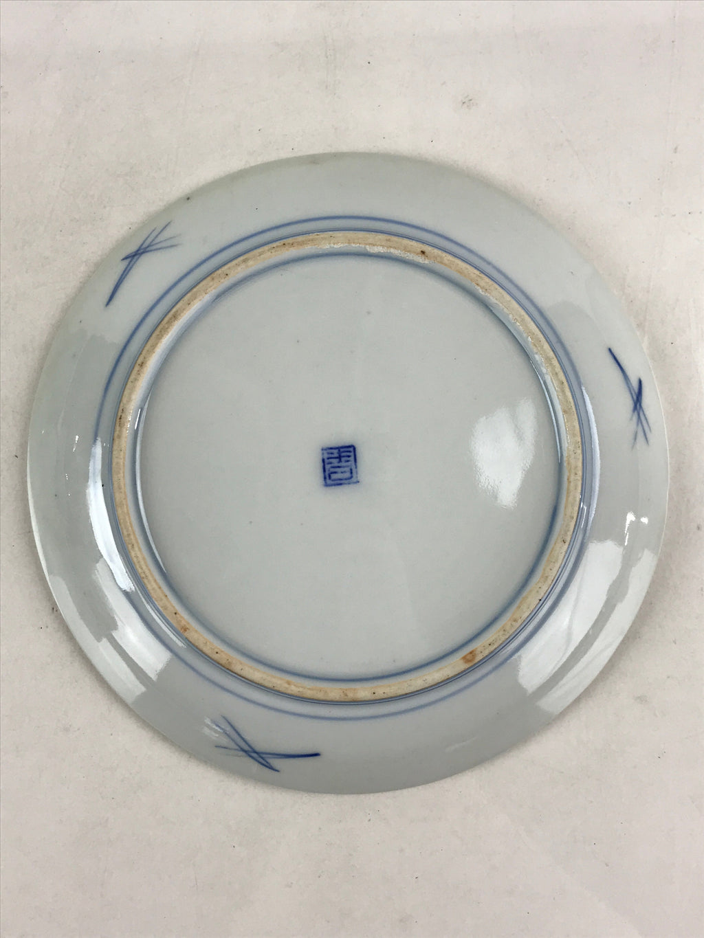 Antique Japanese Koimari Imari Plate Plum Blossom Nightingale Kozara Gold PY377