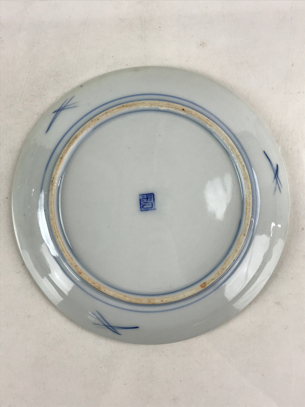 Antique Japanese Koimari Imari Plate Plum Blossom Nightingale Kozara Gold PY377