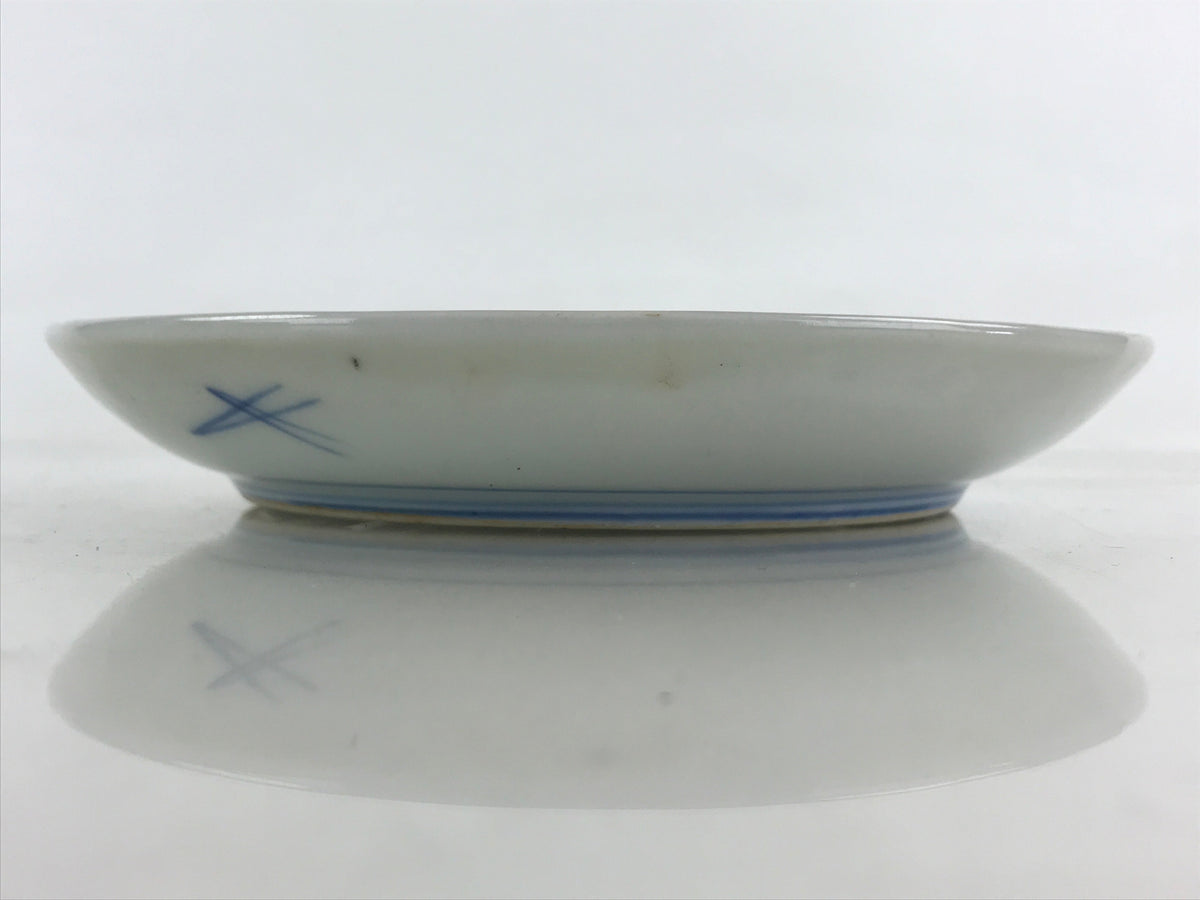 Antique Japanese Koimari Imari Plate Plum Blossom Nightingale Kozara Gold PY377