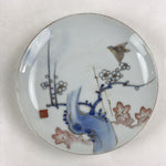 Antique Japanese Koimari Imari Plate Plum Blossom Nightingale Kozara Gold PY377