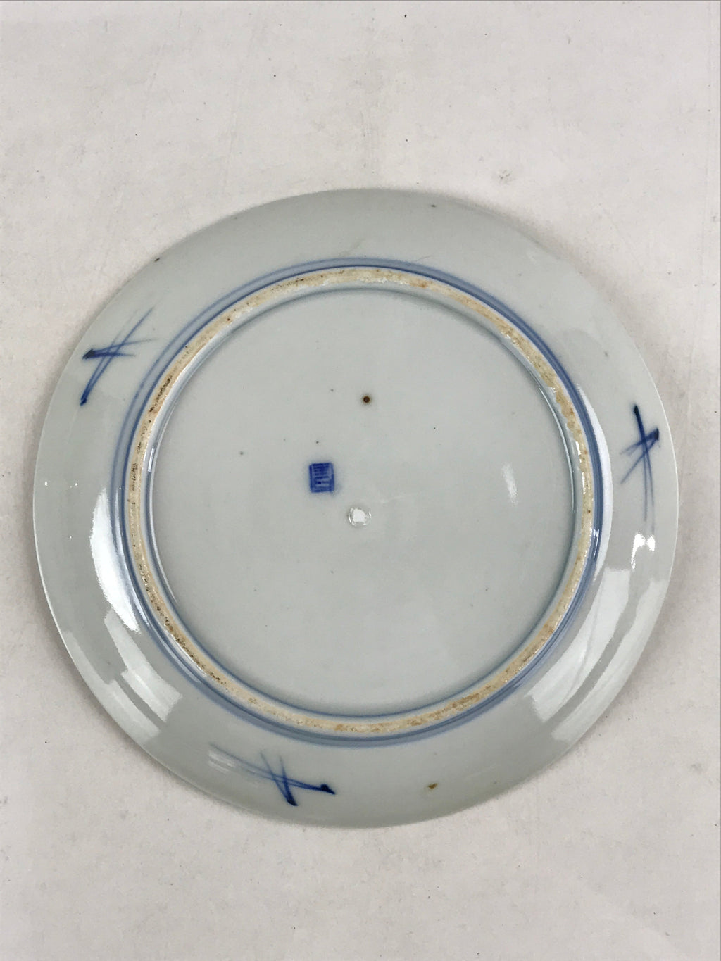 Antique Japanese Koimari Imari Plate Plum Blossom Nightingale Kozara Gold PY378