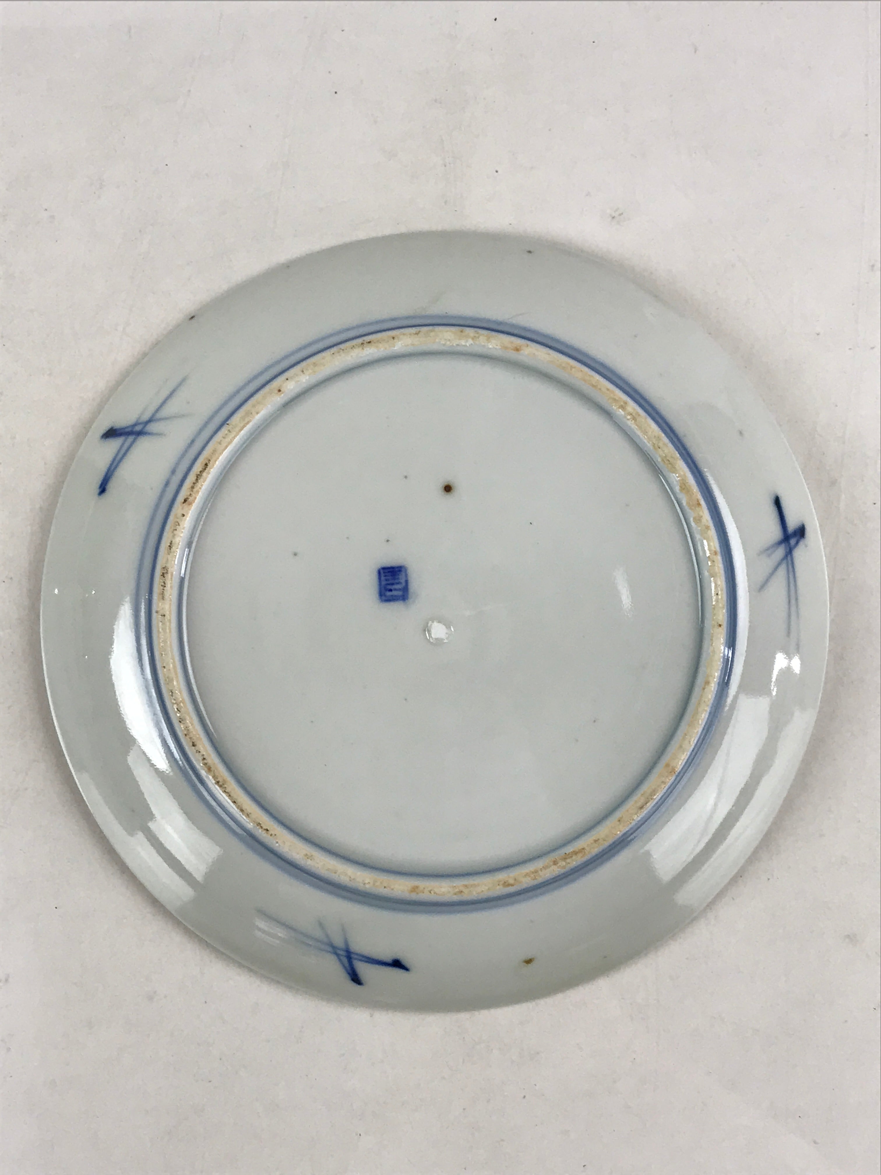 Antique Japanese Koimari Imari Plate Plum Blossom Nightingale Kozara Gold PY378