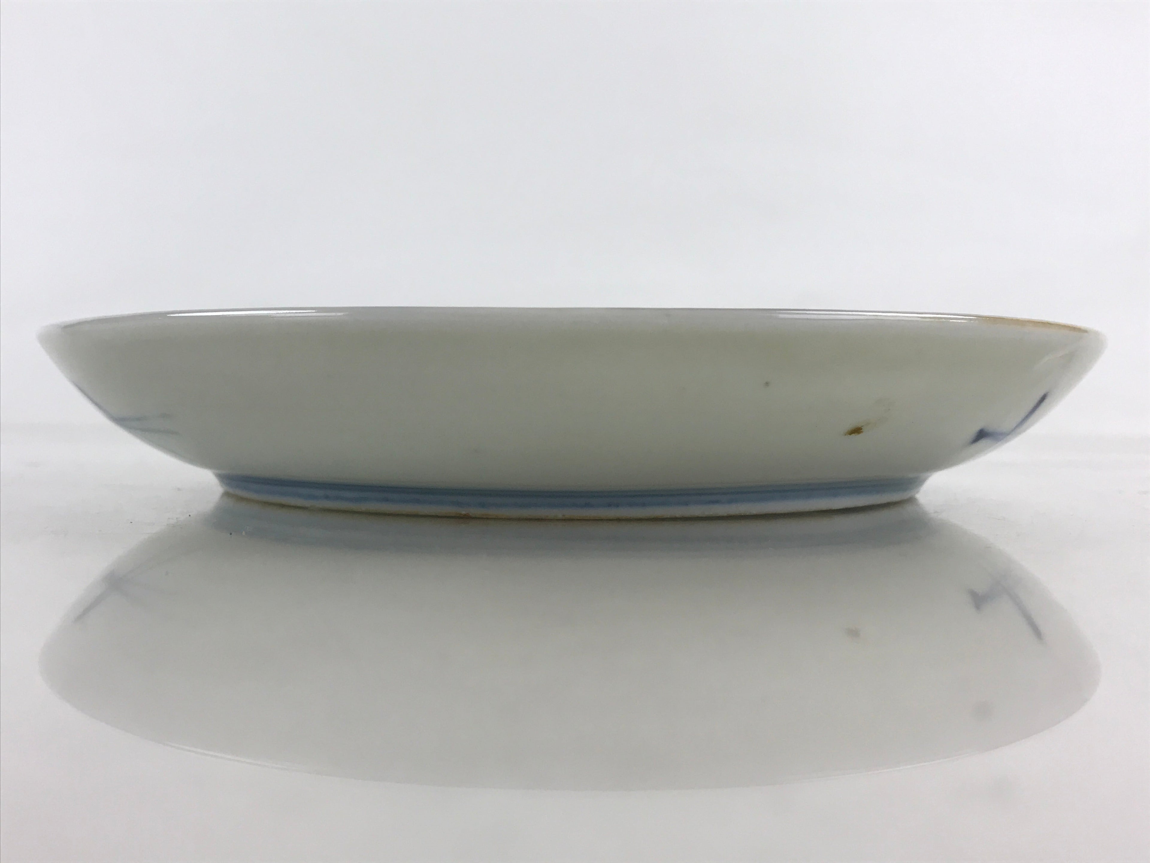 Antique Japanese Koimari Imari Plate Plum Blossom Nightingale Kozara Gold PY378