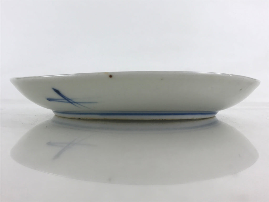 Antique Japanese Koimari Imari Plate Plum Blossom Nightingale Kozara Gold PY378