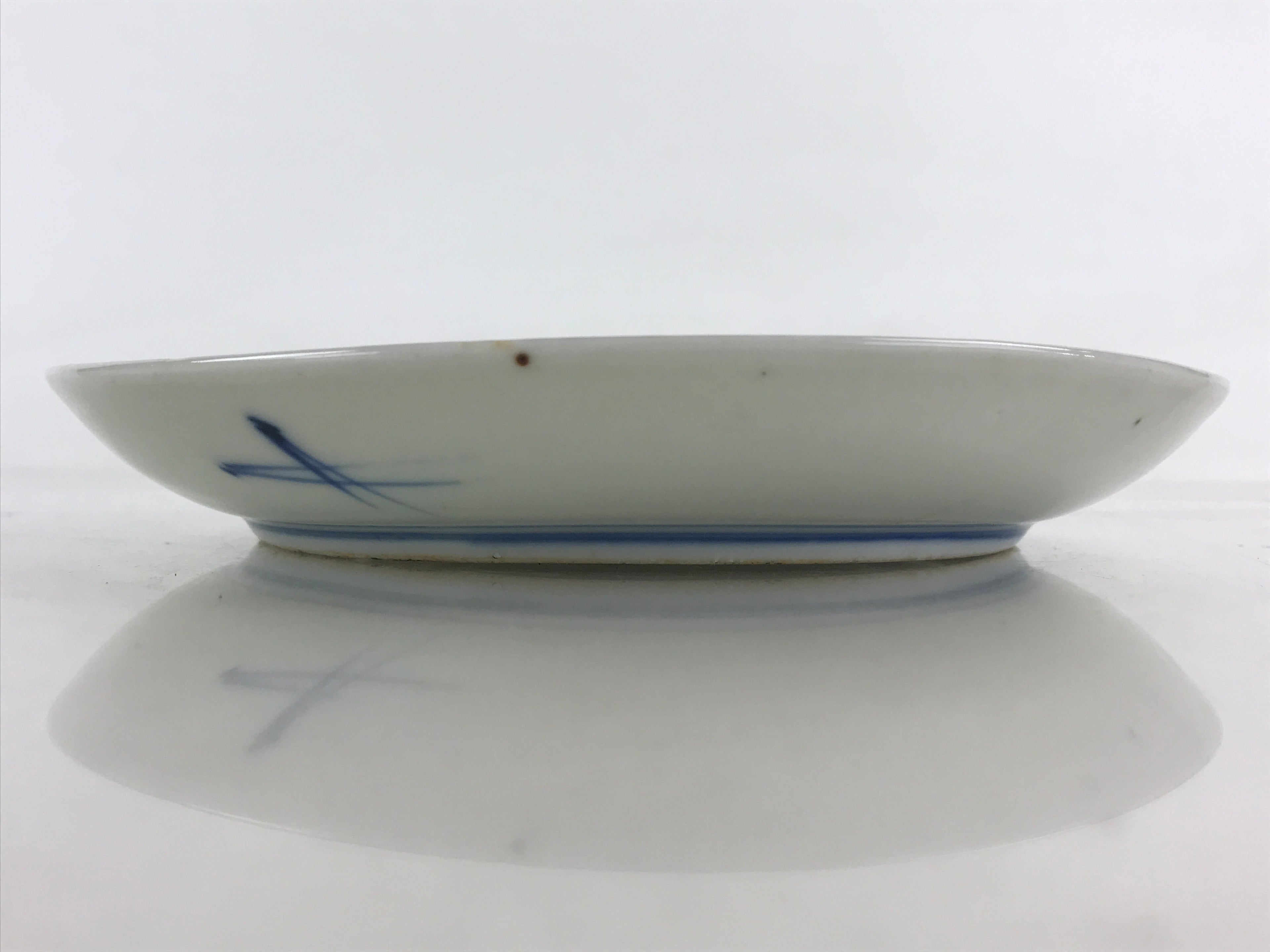Antique Japanese Koimari Imari Plate Plum Blossom Nightingale Kozara Gold PY378