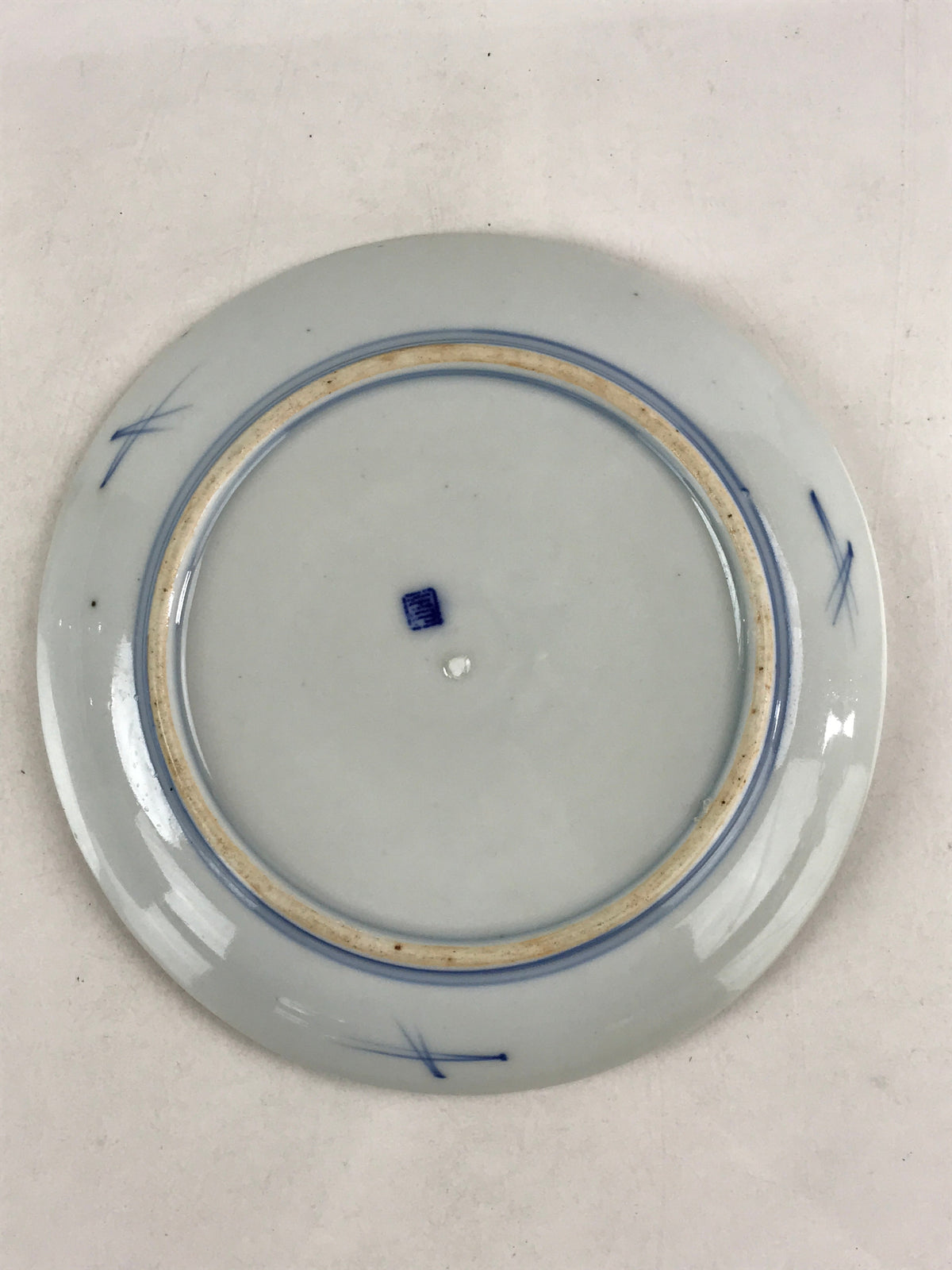 Antique Japanese Koimari Imari Plate Plum Blossom Nightingale Kozara Gold PY379