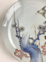 Antique Japanese Koimari Imari Plate Plum Blossom Nightingale Kozara Gold PY381