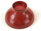Antique Japanese Lacquer Lidded Bowl Wood Nimonowan Makie Chrysanthemum Red LB83