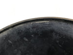 Antique Japanese Lacquer Wood Lidded Large Bowl Makie Gold Red Plum Crane L611