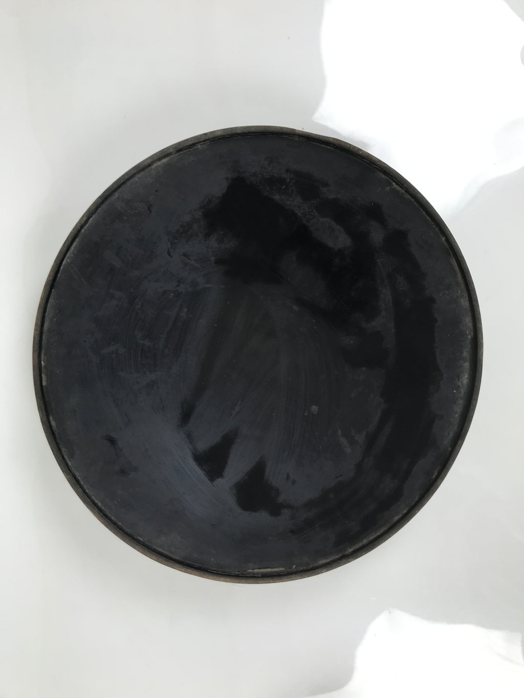 Antique Japanese Lacquer Wood Lidded Large Bowl Makie Gold Red Plum Crane L611