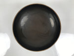Antique Japanese Lacquer Wood Lidded Large Bowl Makie Gold Red Plum Crane L611