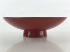 Antique Japanese Lacquered Sake Cup Sakazuki Red 2 Cranes Guinomi Ochoko G79