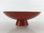 Antique Japanese Lacquered Sake Cup Sakazuki Red Men Talking Guinomi Ochoko G81