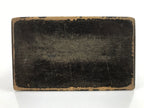 Antique Japanese Lacquered Wood Silk Takamakura Neck Pillow Geisha Red JK703