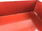 Antique Japanese Lacquered Wooden Big Storage Box With Lid Black Red L69