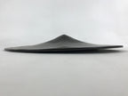 Antique Japanese Lacquered Wooden Hat Jingasa Samurai Hat Hinomaru Crest JK605