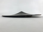 Antique Japanese Lacquered Wooden Hat Jingasa Samurai Hat Hinomaru Crest JK605