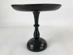 Antique Japanese Lacquered Wooden Makie Serving Table Takatsuki Crane Gold L100