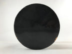 Antique Japanese Lacquered Wooden Makie Serving Table Takatsuki Crane Gold L100