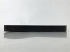 Antique Japanese Lacquered Wooden Serving Tray Obon Vtg Square Black Flag L385