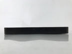 Antique Japanese Lacquered Wooden Serving Tray Obon Vtg Square Black Flag L385
