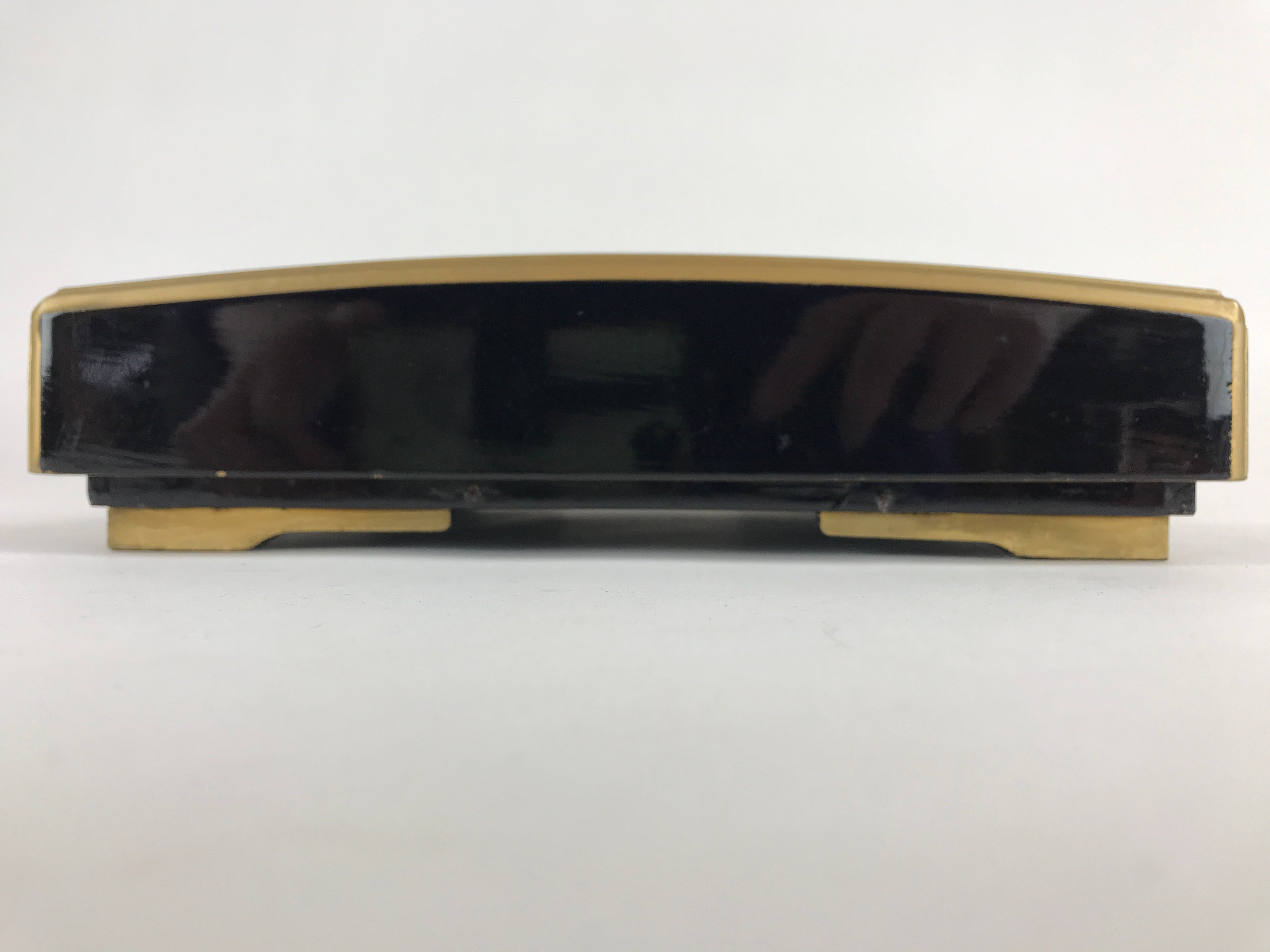 Antique Japanese Lacquerware Lidded Box Wood Fumibako Letter Book Butsudan FB71