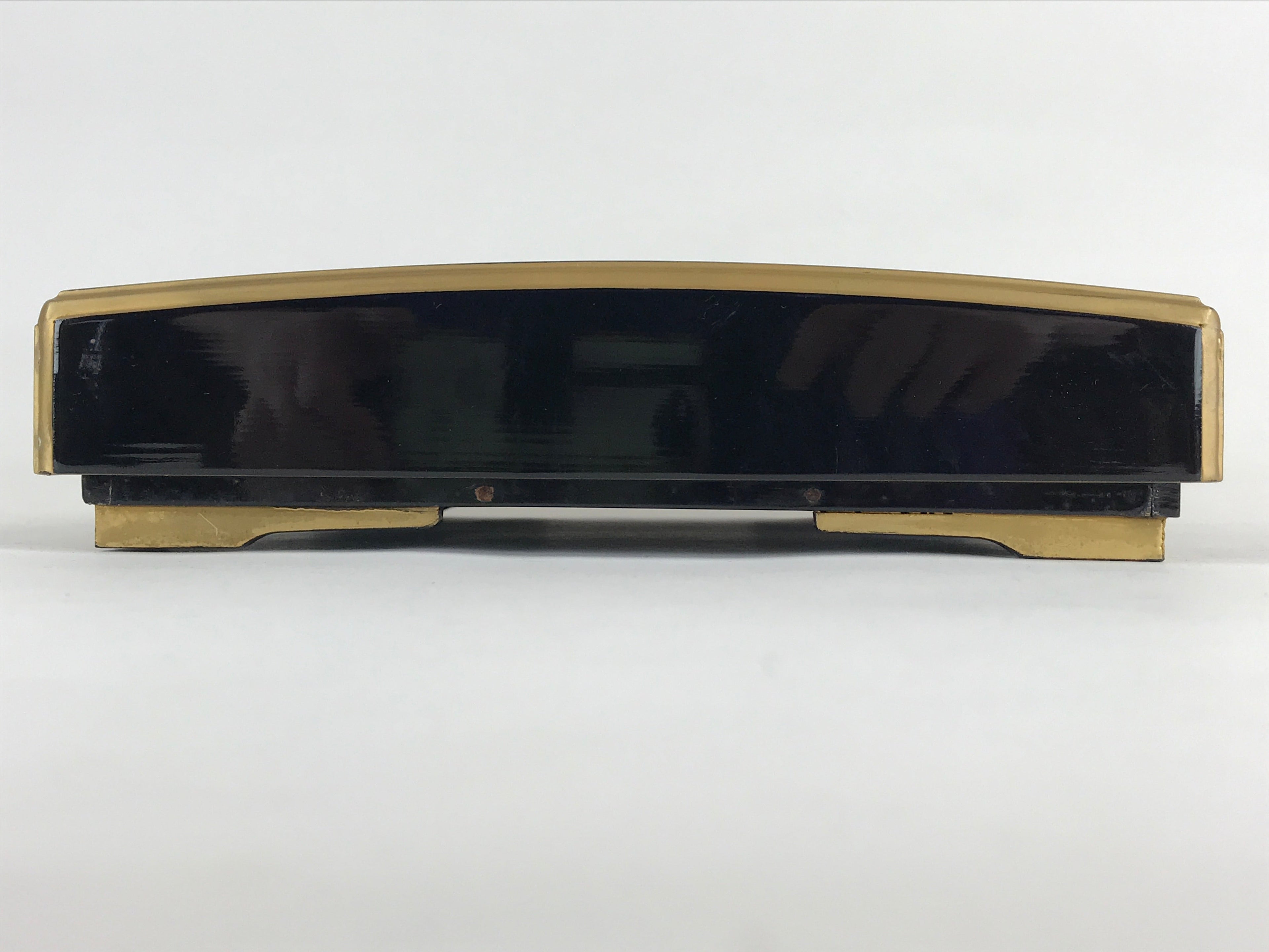 Antique Japanese Lacquerware Lidded Box Wood Fumibako Letter Book Butsudan FB71