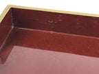 Antique Japanese Lacquerware Lidded Box Wood Fumibako Letter Book Butsudan FB71
