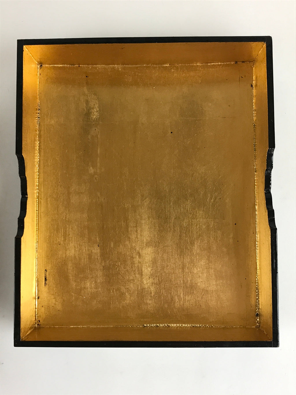 Antique Japanese Lacquerware Lidded Box Wood Fumibako Letter Book Butsudan FB72